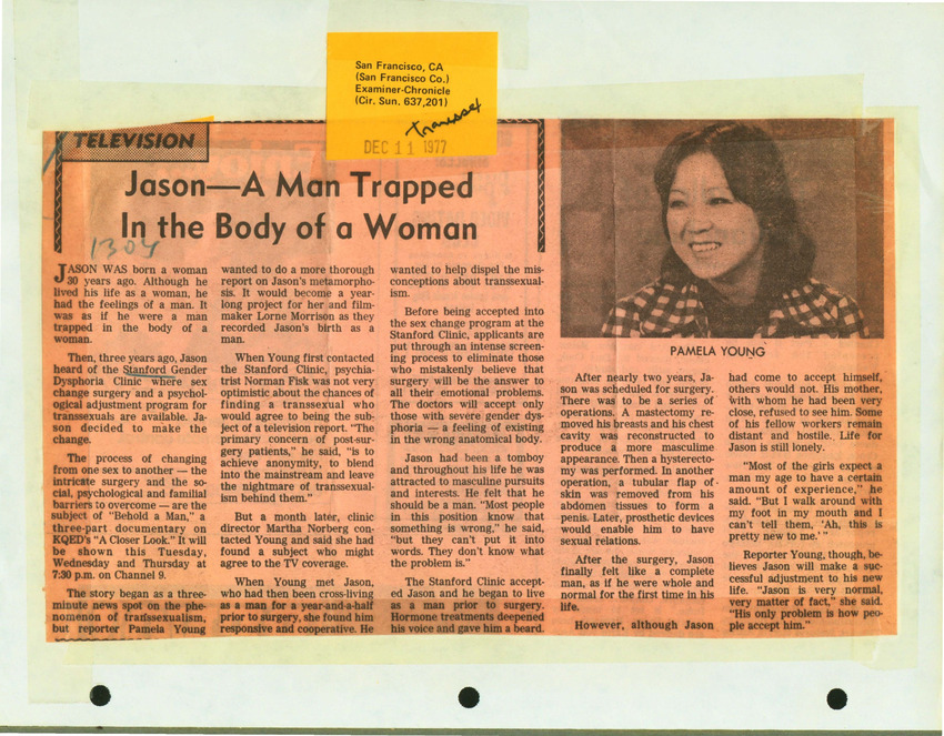 Download the full-sized PDF of Jason - A Man Trapped in the Body of a Woman