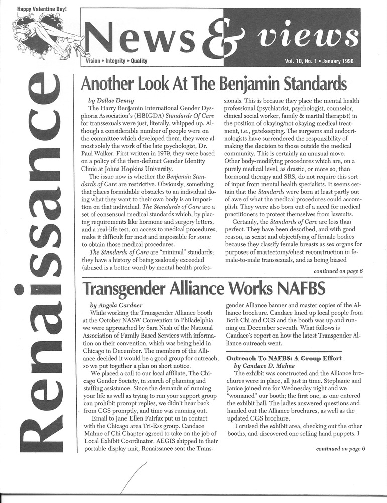 Download the full-sized PDF of Renaissance News & Views Vol. 10, No. 2 (February, 1996)
