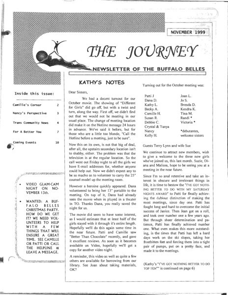 Download the full-sized PDF of The Journey Vol. 8 No. 11 (November, 1999)