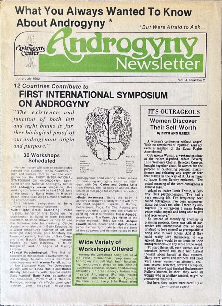 Download the full-sized PDF of Androgyny Newsletter Vol. 4 No. 2 (June-July 1980)