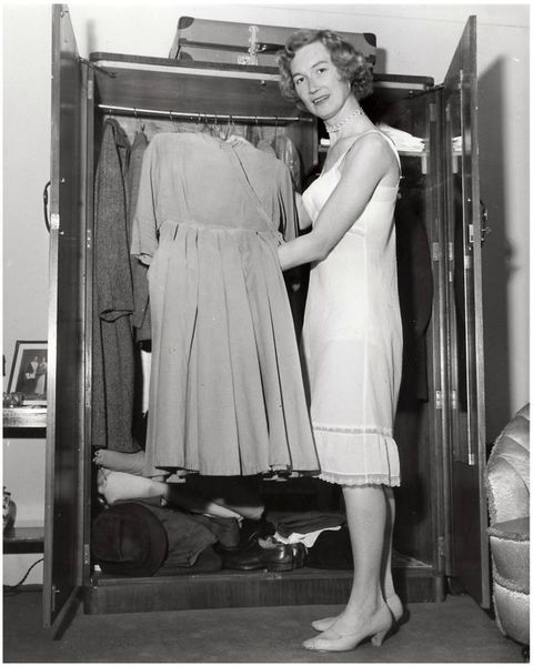 Download the full-sized image of Georgina Turtle Displaying Her Wardrobe