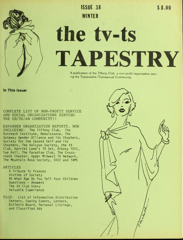 Download the full-sized image of The TV-TS Tapestry Issue 38 (Winter, 1982-1983)