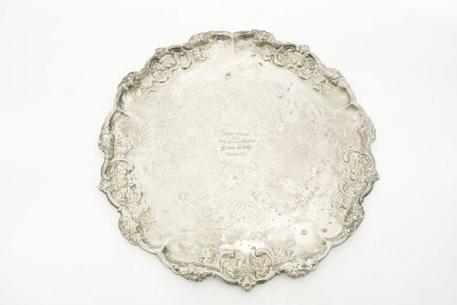 Download the full-sized image of Silver tray Community Award