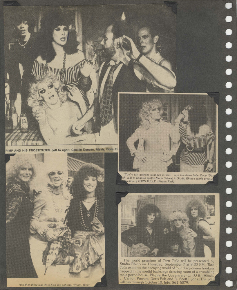 Download the full-sized PDF of Clippings of Alexis Francois and Castmates in Torn Tulle