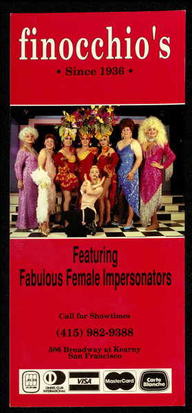 Download the full-sized image of Finnochio's Promotional Card