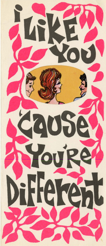 Download the full-sized PDF of “I Like You ‘Cause You’re Different” – Card Addressed to Ariadne Kane from Barbara