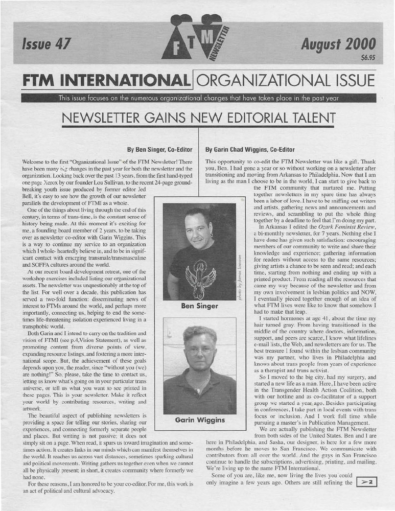 Download the full-sized image of FTM Newsletter #47