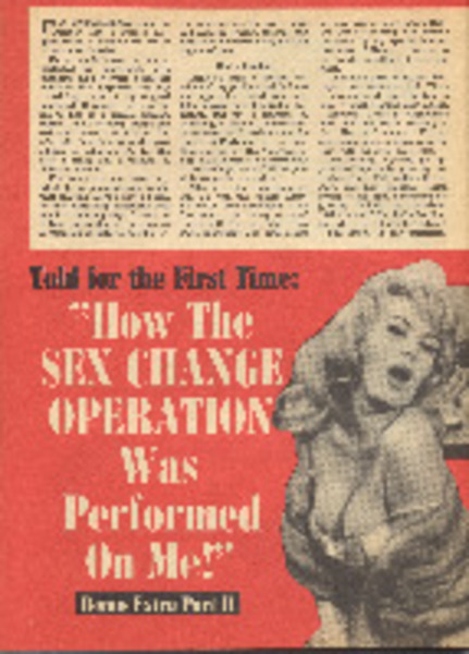 Download the full-sized PDF of Told for the First Time: "How the Sex Change Operation Was Performed On Me!"
