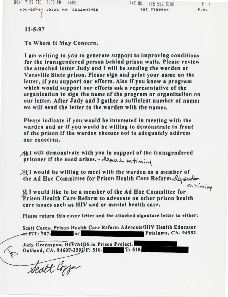 Download the full-sized PDF of Letter for Support to Improve Conditions for Incarcerated People