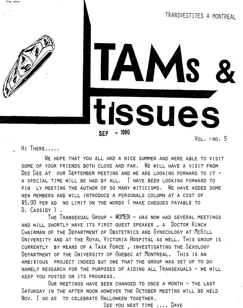 Download the full-sized PDF of TAMs & Tissues Vol. 1, No. 5 (September 1980)