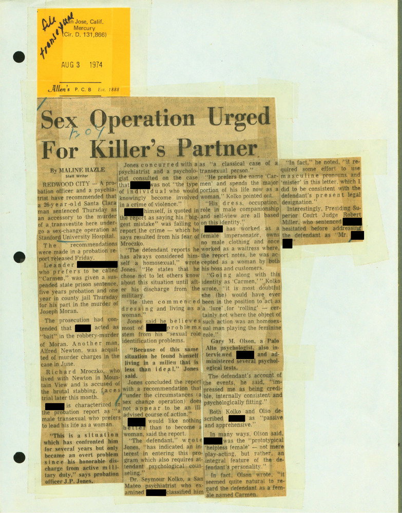 Download the full-sized PDF of Operation Urged for Killer's Partner