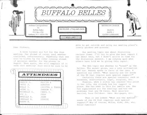 Download the full-sized PDF of Buffalo Belles Vol. 6 No. 7 (July, 1997)