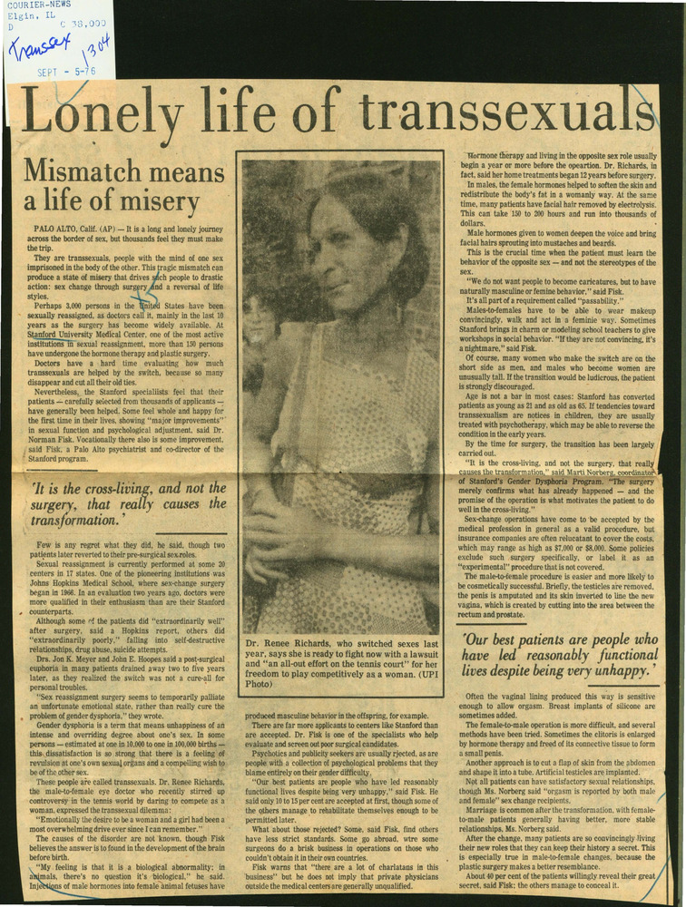 Download the full-sized PDF of Lonely Life of Transsexuals