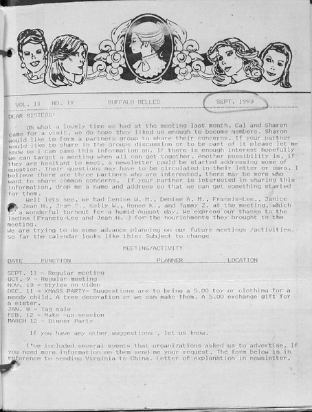 Download the full-sized PDF of Buffalo Belles Vol. 2 No. 9 (September, 1993)
