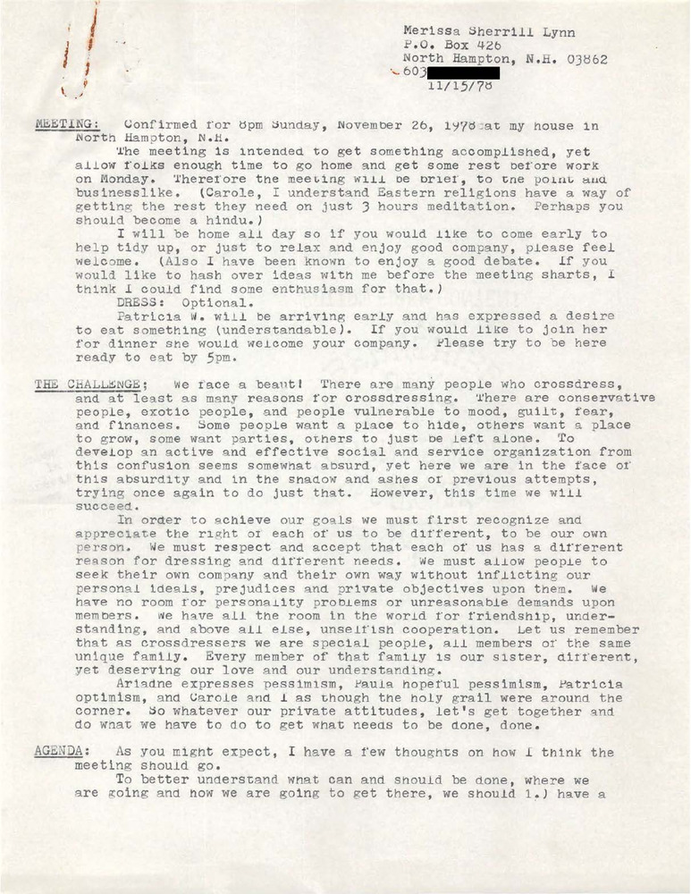 Download the full-sized PDF of Follow-up Letter of Tiffany Club Meeting