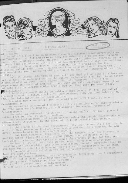Download the full-sized PDF of Buffalo Belles Vol. 2 No. 8 (August, 1993)