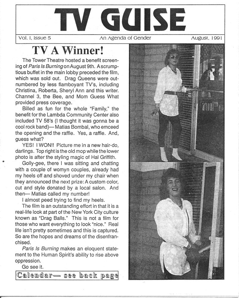 Download the full-sized PDF of TV Guise Vol. 1, Issue 5 (August, 1991)