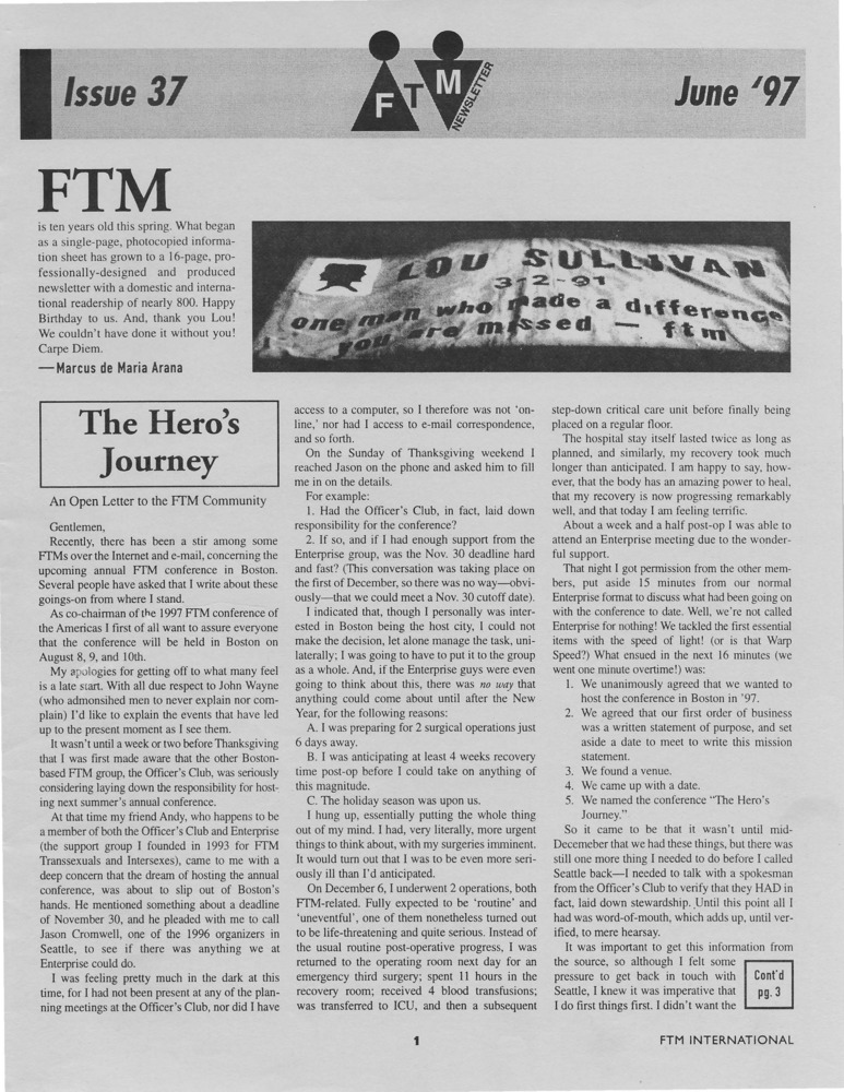 Download the full-sized image of FTM Newsletter #37