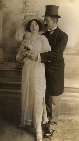 Download the full-sized image of Actors (female impersonator on left) at San Quentin State Prison, Marin County, California, circa 1915