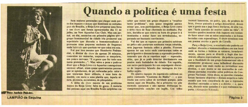 Download the full-sized image of Quando a política é uma festa