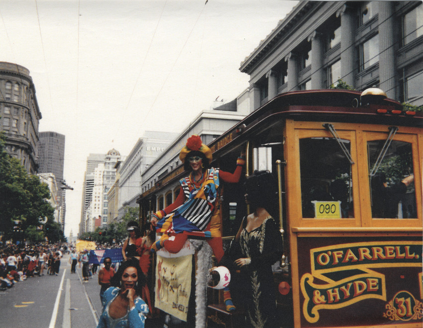 Download the full-sized image of Photograph of Alexis Francois Riding a Cable Car