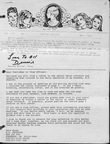 Download the full-sized PDF of Buffalo Belles Vol. 3 No. 5 (May, 1994)