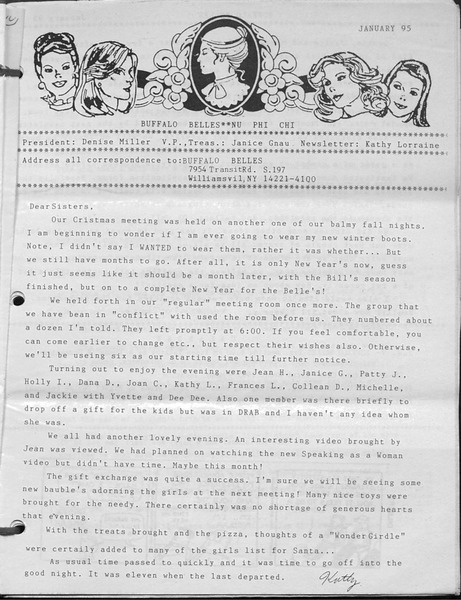Download the full-sized PDF of Buffalo Belles Vol. 4 No. 1 (January, 1995)