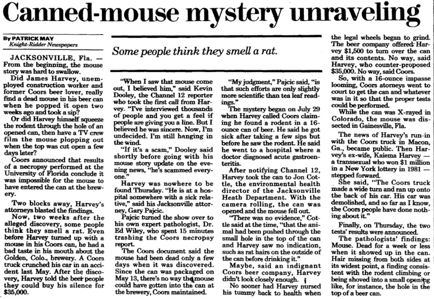 Download the full-sized image of Canned-Mouse Mystery Unraveling