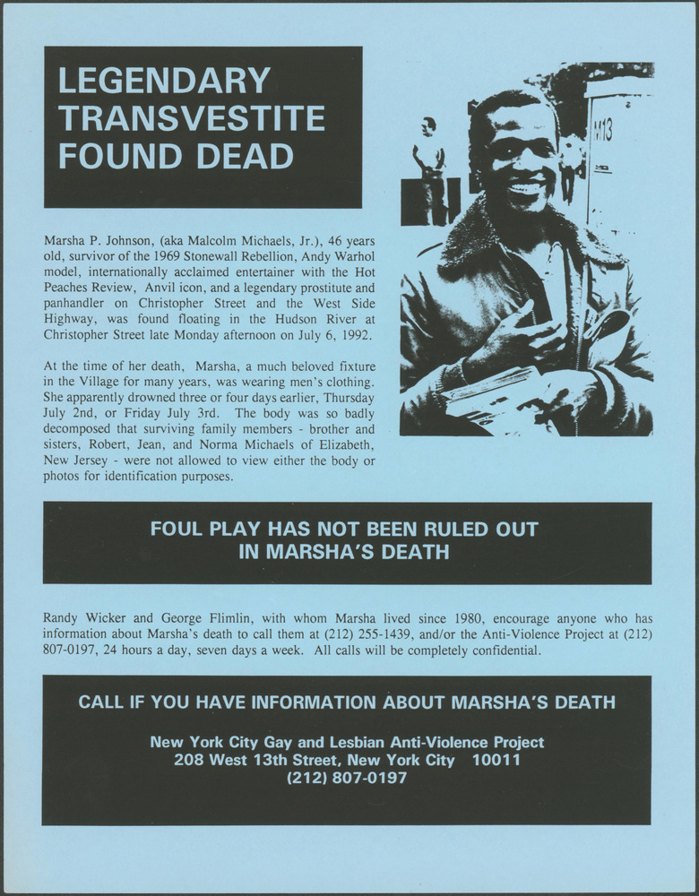 Download the full-sized PDF of Legendary Transvestite Found Dead