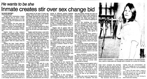 Download the full-sized PDF of He Wants to Be She: Inmate Creates Stir Over Sex Change Bid