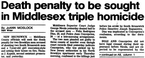 Download the full-sized PDF of Death Penalty to Be Sought in Middlesex Triple Homicide