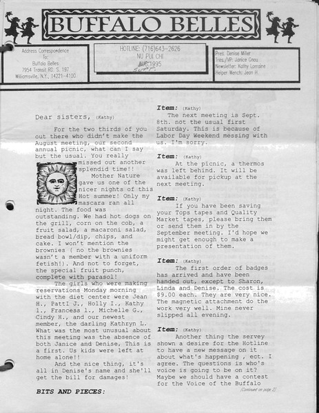 Download the full-sized PDF of Buffalo Belles Vol. 4 No. 9 (September, 1995)
