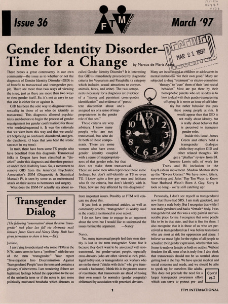 Download the full-sized image of FTM Newsletter #36