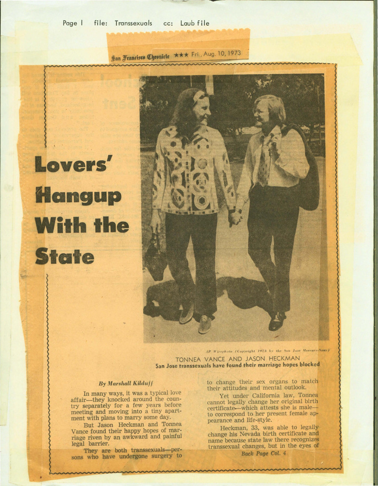 Download the full-sized PDF of Lovers' Hangup With the State