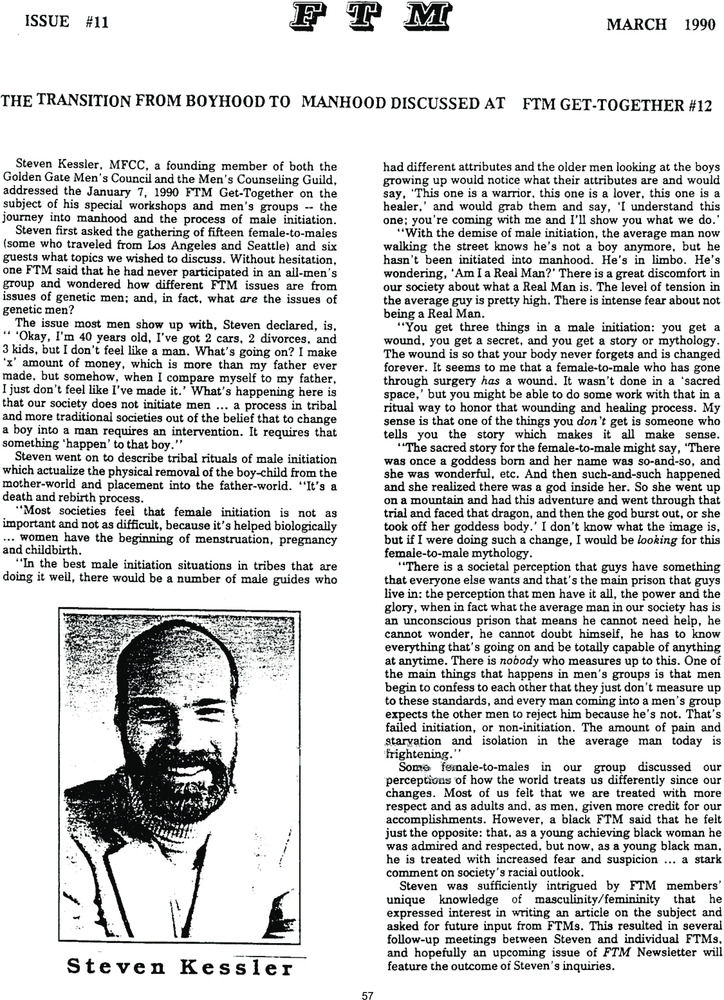 Download the full-sized image of FTM Newsletter #11