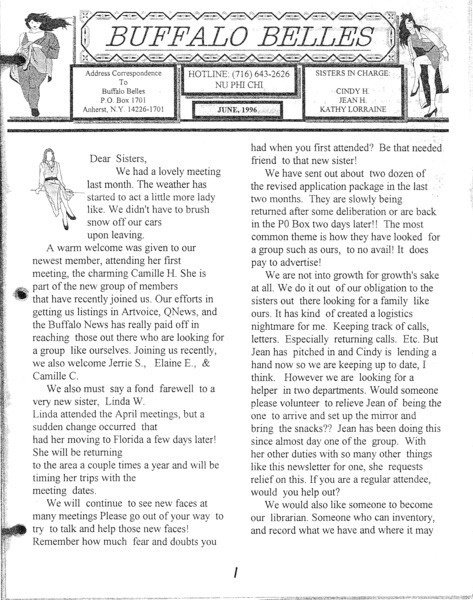 Download the full-sized PDF of Buffalo Belles Vol. 5 No. 6 (June, 1996)