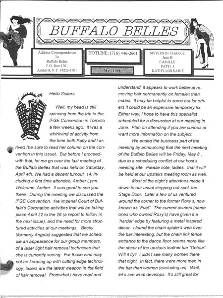 Download the full-sized PDF of Buffalo Belles Vol. 7 No. 5 (May, 1998)